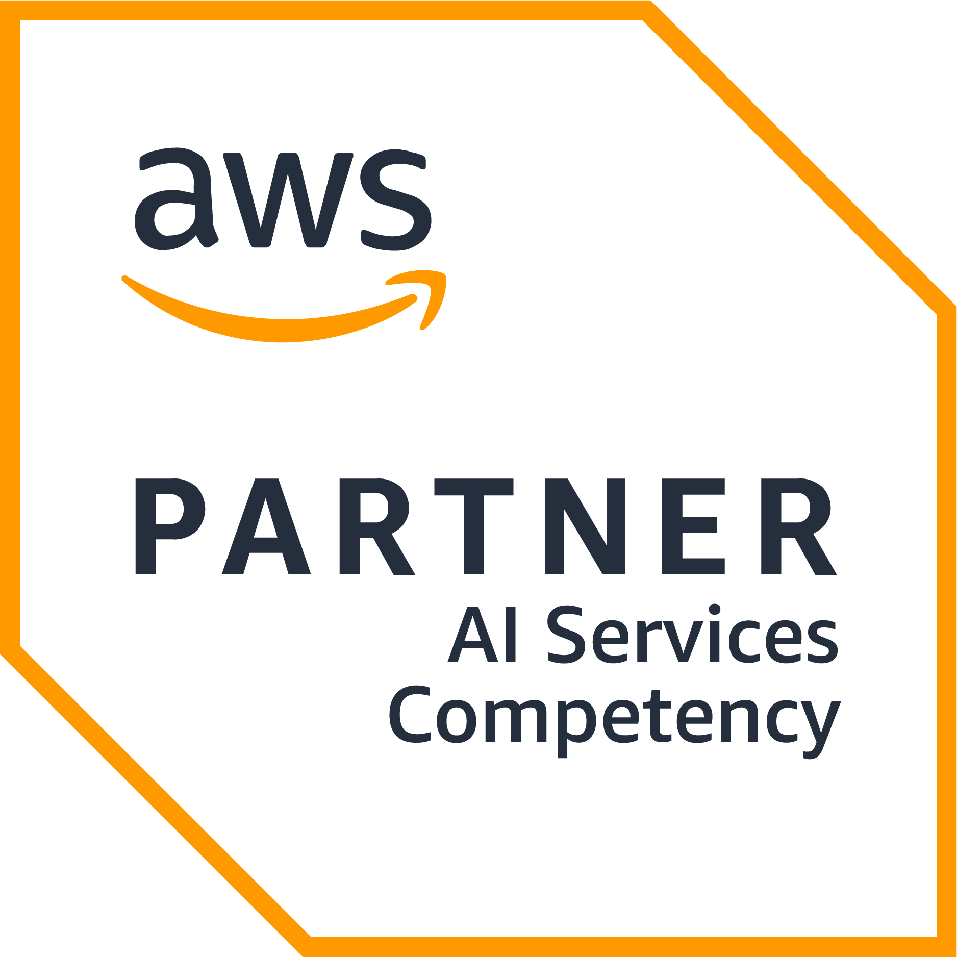 AWS AI SERVICES BADGE DARK