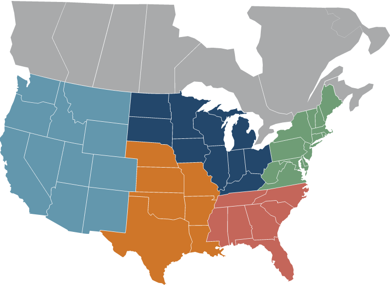 EPI-USE America Regional Dispensation Map EPI-USE America Regional Dispensation Map